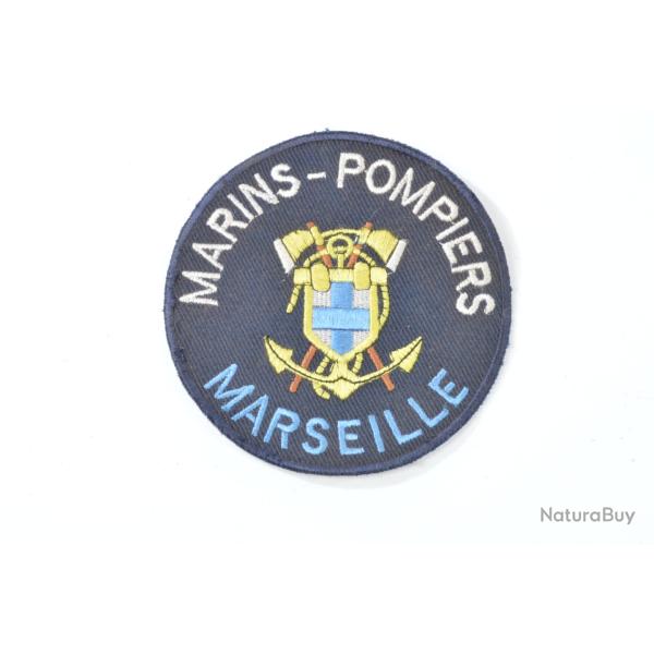 Ancien insigne patch MARINS-POMPIERS MARSEILLE