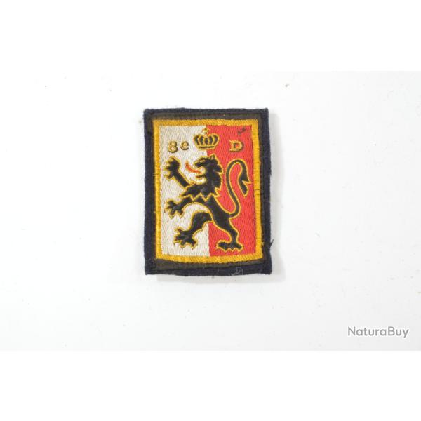 Ancien insigne de bras patch 8e DI division d'infanterie Arm�e Fran�aise, montage agrafes