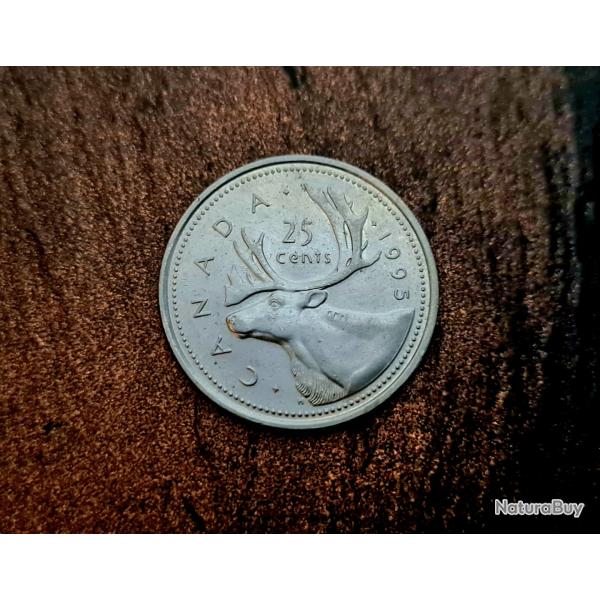 PIECE 25 cents  CANADA 1995- �lisabeth II