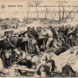 CPA -YSER-1914- Echec dune attaque Allemande par carabiniers -N&deg;6021