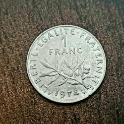 PIECE 1 FRANC 1974