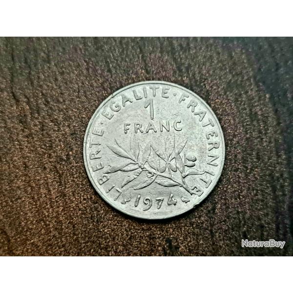 PIECE 1 FRANC 1974