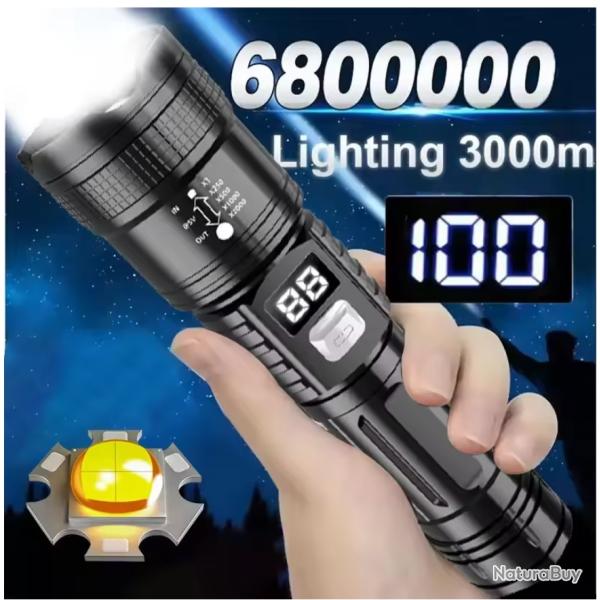 Lampes de poche LED haute puissance - Batterie longue dur�e