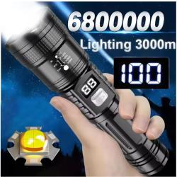 Lampes de poche LED haute puissance - Batterie longue dur&eacute;e (4)