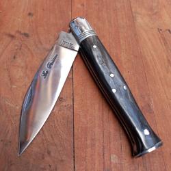 Couteau KENAVO LE POISSON Manche en Corne de B&eacute;lier