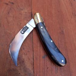 Magnifique Couteau R&eacute;gional SERPETTE V&Eacute;RITABLE CUILL&Egrave;RE  BROSSARD Manche en Corne