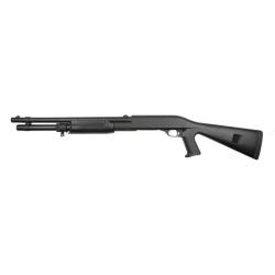 FUSIL A POMPE 6MM M3 LONG RESSORT NOIR - Airsoft