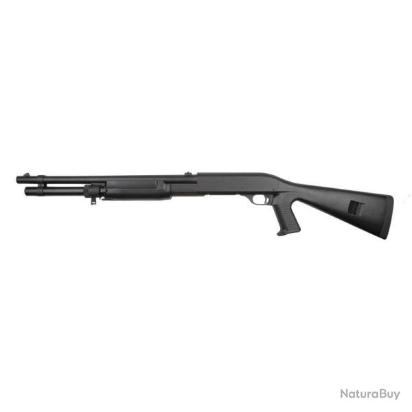 FUSIL A POMPE 6MM M3 LONG RESSORT NOIR - Airsoft