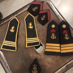 S&eacute;rie d'&eacute;paulettes troupes coloniales