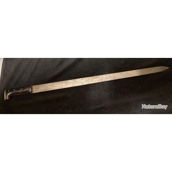 SABRE DE CAVALERIE ESPAGNOL. Sans fourreau.