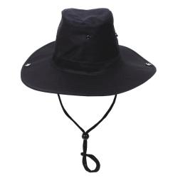 Chapeau de brousse &agrave; Large bord Noir