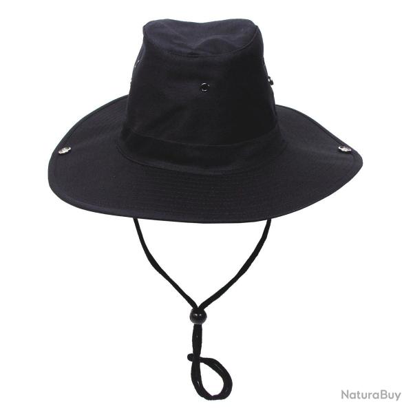 Chapeau de brousse � Large bord Noir