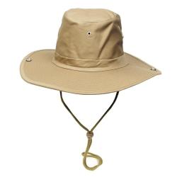 Chapeau de brousse &agrave; Large bord Beige