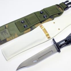 Ba&iuml;onnette ORIGINALE SA80 L85 de l'arm&eacute;e britannique avec fourreau de c&eacute;r&eacute;monie N2