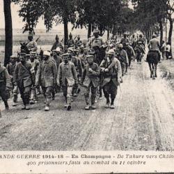 CPA - LA GRANDE GUERRE 1914-18- En Champagne -De   Tahure vers Chalons  -N&deg;6017
