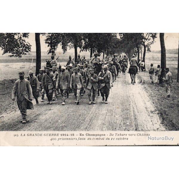 CPA - LA GRANDE GUERRE 1914-18- En Champagne -De   Tahure vers Chalons  -N�6017
