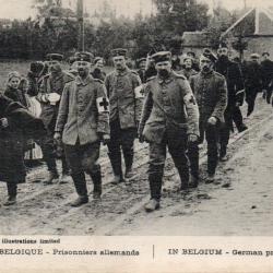 CPA - LA GRANDE GUERRE 1914- En BELGIQUE - Prisonniers allemands -N&deg;6018