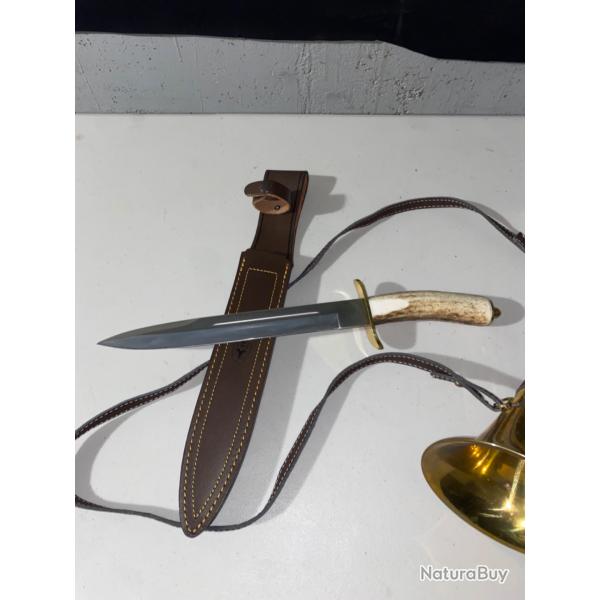 Dague de chasse Muela + Corne d'Appel