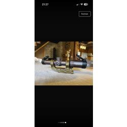 Lunette LPVO et viseur MRMR + montage unity