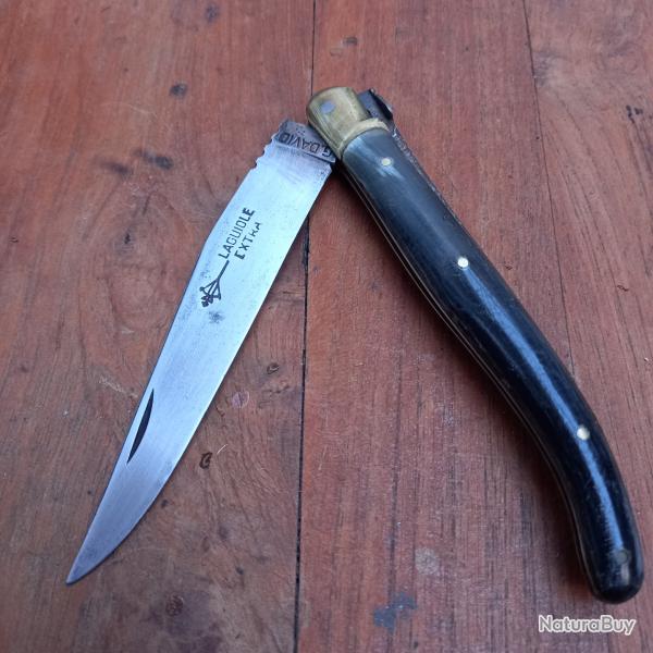 Grand Couteau LAGUIOLE EXTRA G.DAVID 13 cm Manche en Corne