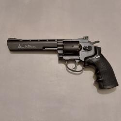 Revolver Dan Wesson 8" Gris High Power Co2