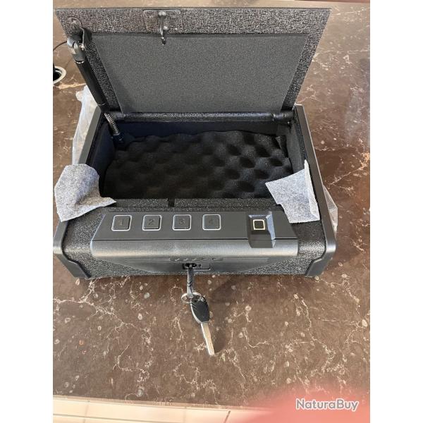 Coffre pour arme de poing � ouverture biom�trique