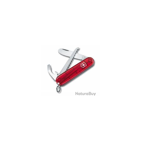 COUTEAU VICTORINOX SET MY FIRST RUBY TRASLUCIDE 0.2363.T