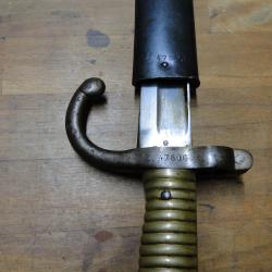 baionnette chassepot s&eacute;rie Z comme neuve