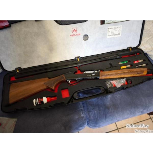 Semi automatique Aselkon inter dark black,cal 12/76