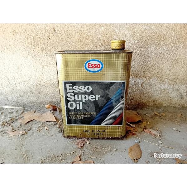 Bidon Esso super oil vide