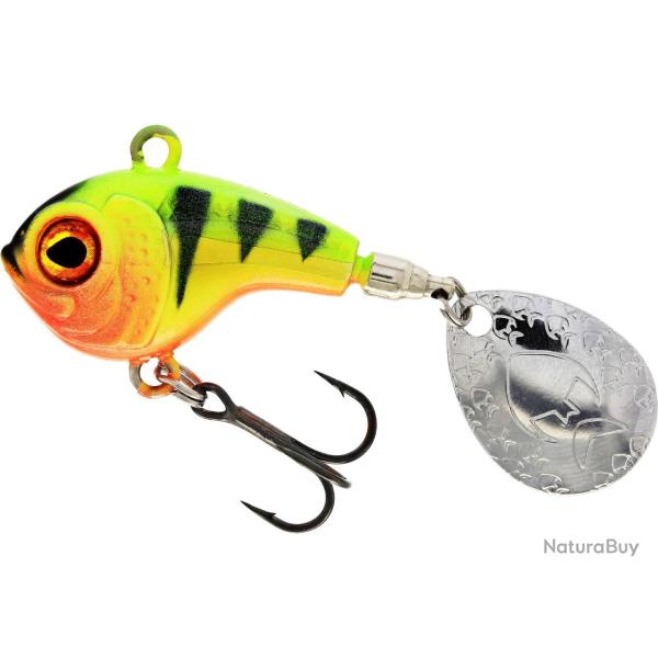 Leurre Westin DropBite Spin Tail Jig 12g 12g 3,2cm Real Chartreuse Perch