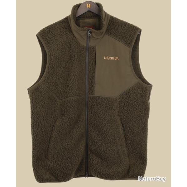 Soldes 2026 - Harkila Gilet Polar Fleece : Willow Green
