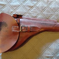 Holster cuir pour Luger PO8 de Marine.