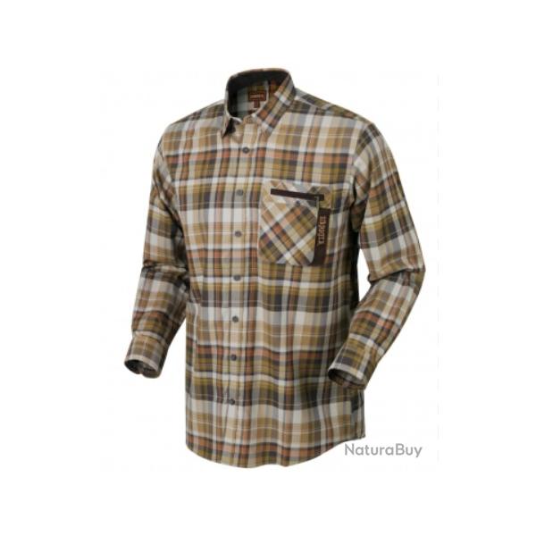 Soldes 2026 - Harkila Chemise Amlet : shadow brown