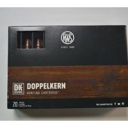 1 BOITE DE 20 MUNITIONS RWS CALIBRE 30 R BLASER DK 107G/165 GR NEUVE