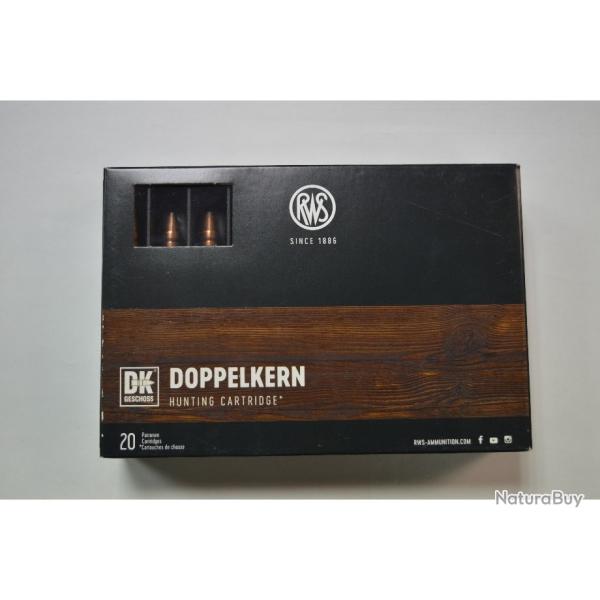 1 BOITE DE 20 MUNITIONS RWS CALIBRE 30 R BLASER DK 107G/165 GR NEUVE