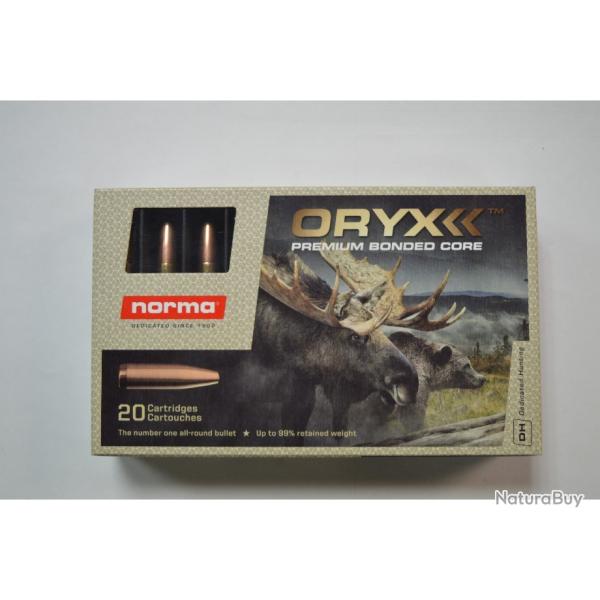 1 BOITE DE 20 MUNITIONS NORMA CALIBRE 30-06 ORYX 13G/200GR NEUVE