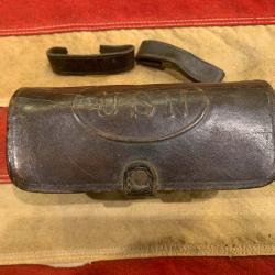 Cartouchi&egrave;re US Navy 1889 pour revolver Colt Army calibre 38, &agrave; restaurer