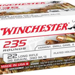 Munitions WINCHESTER Super X Copper Plated Calibre 22lr X235