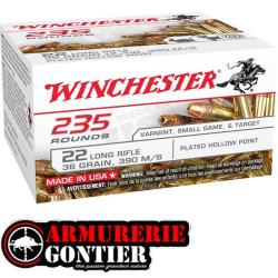 Munitions WINCHESTER Super X Copper Plated Calibre 22lr X235