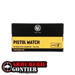 Munitions RWS 22lr Pistol Match Professional Line x50
