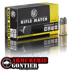 Munitions RWS 22lr 40 g Rifle Match Professional Line x50