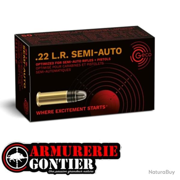 Munitions GECO SEMI-AUTO 22lr x50