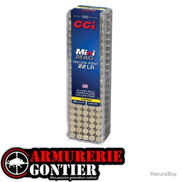 Munitions CCI C22LR MINI MAG 36G X100 VARMINT