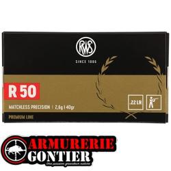 Munitions RWS 22lr R50 x50