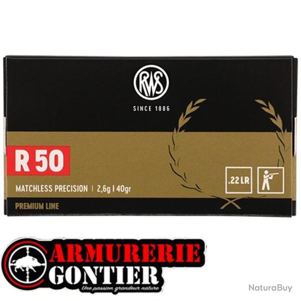 Munitions RWS 22lr R50 x50