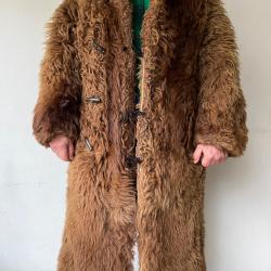 Manteau ancien en bison