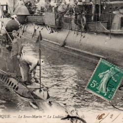 CPA - DUNKERQUE- Le Sous-Marin " Le Ludion " - N&deg;6031