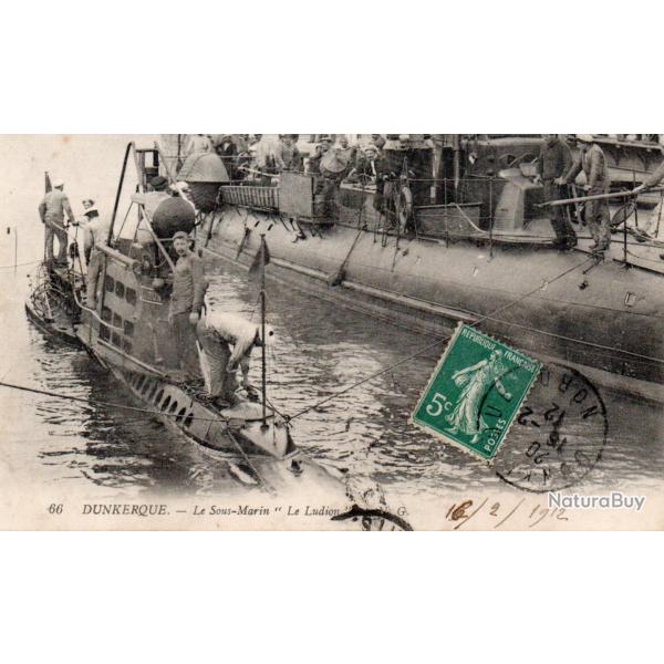CPA - DUNKERQUE- Le Sous-Marin " Le Ludion " - N�6031