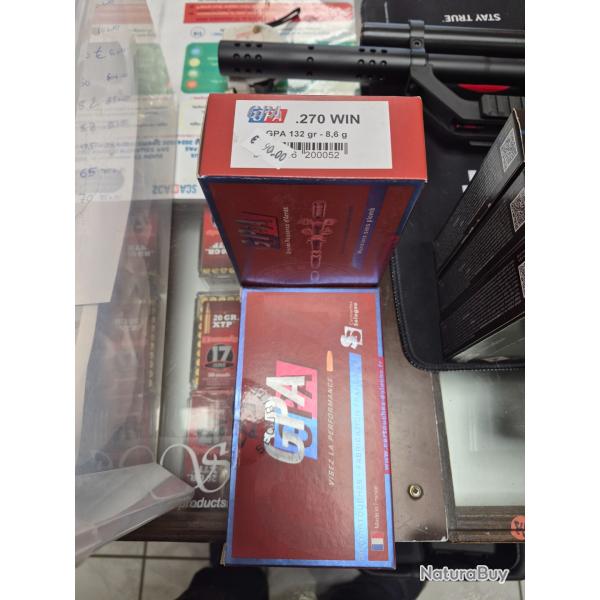 BALLE GPA 270 WIN 132 GR 8.6g